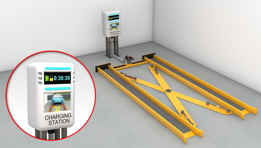 New Patent Pending Electric Vehicle Automatic Charging Station Introduced